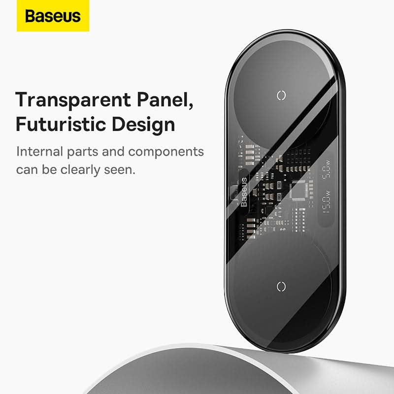 Baseus Digital LED Display 2-in-1 Wireless Charger