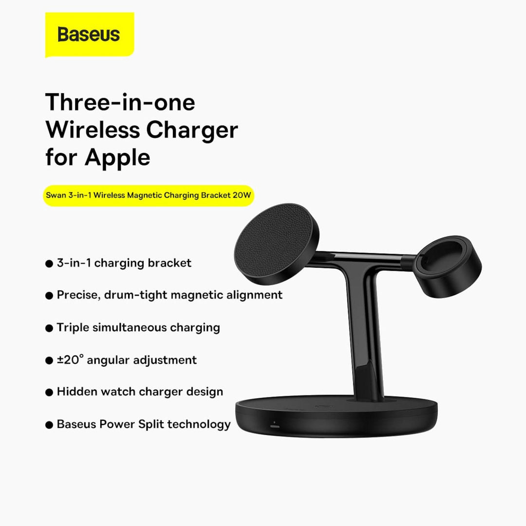 Baseus Swan 3-in-1 Wireless Magnetic Charging Bracket
