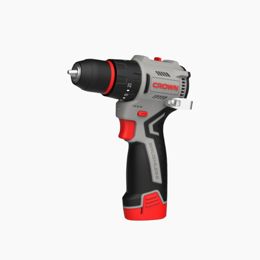 Crown 12V 10mm Drill Driver, Plastic Chuck