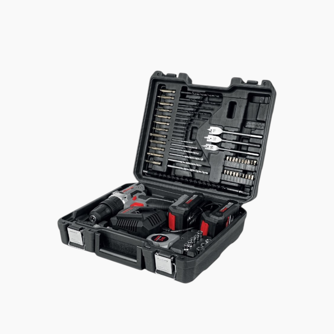 Crown 20V Cordless Hammer Drill with 14-Piece Set