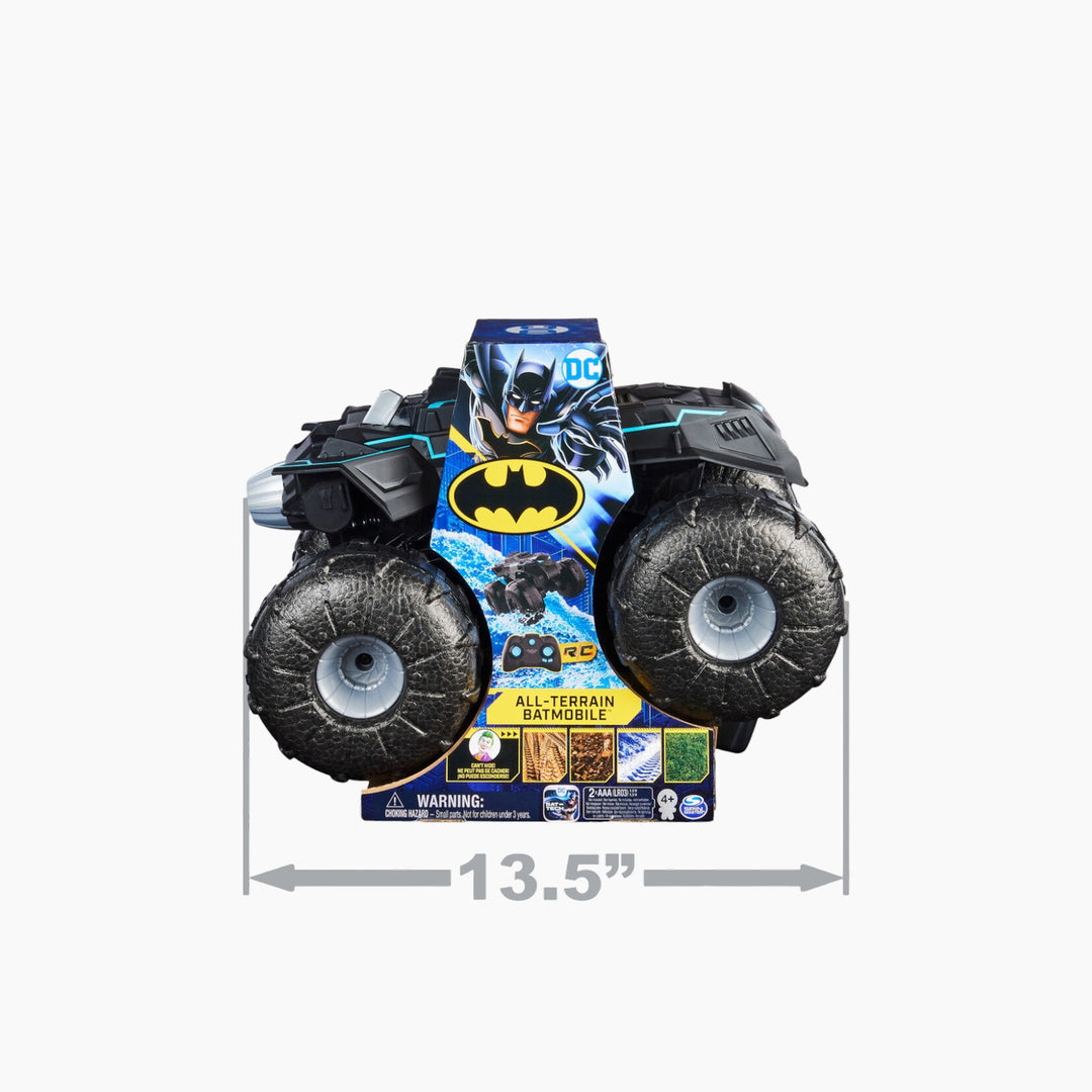 Spin Master Batman, All-Terrain Batmobile Remote Control Vehicle, Water-Resistant Batman Toy - HUNA