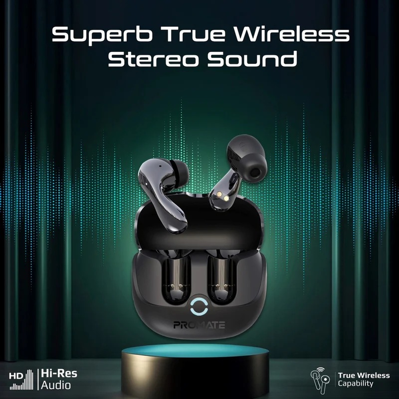 Mkateb Baton-Black Earphones Mkateb Baton-Black Earphones