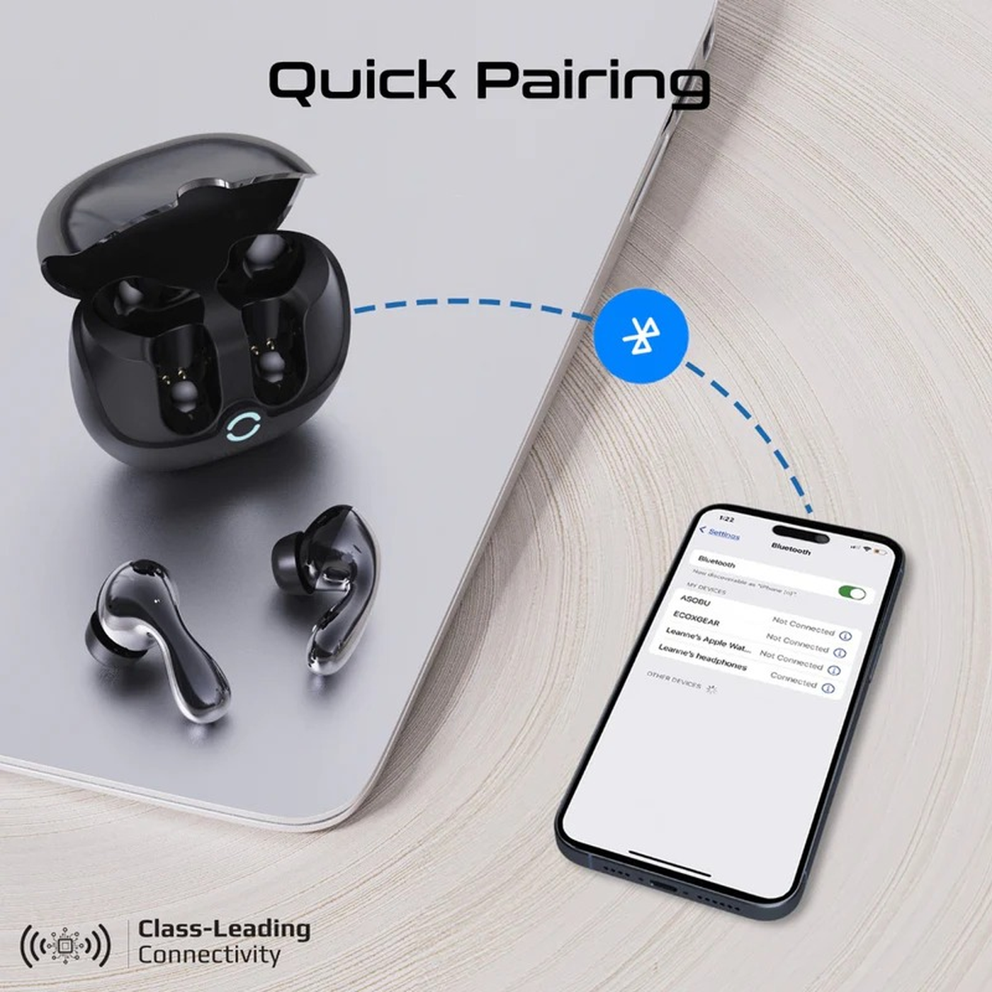 Mkateb Baton-Black Earphones Mkateb Baton-Black Earphones