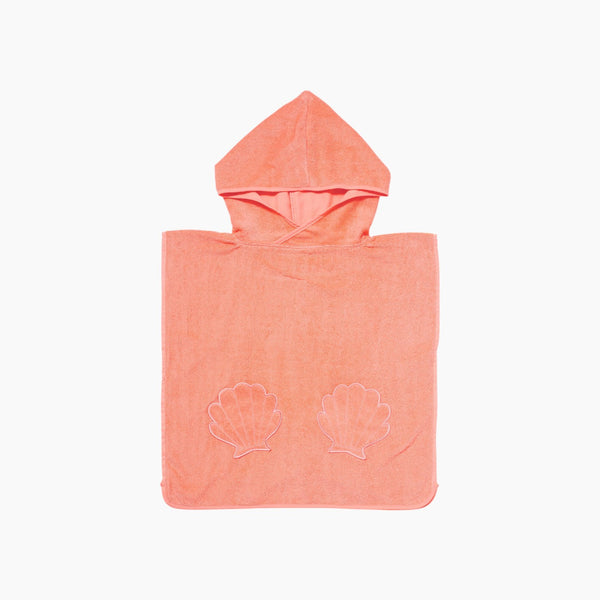 Beach Hooded Towel Ocean Treasure Neon Rose