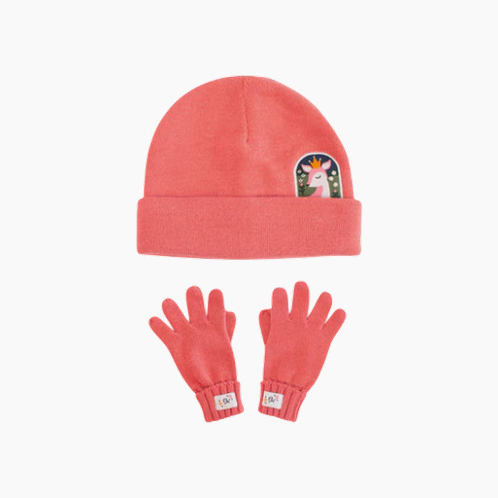 Flap Jack Kids Beanie &amp; Gloves Set - Deer