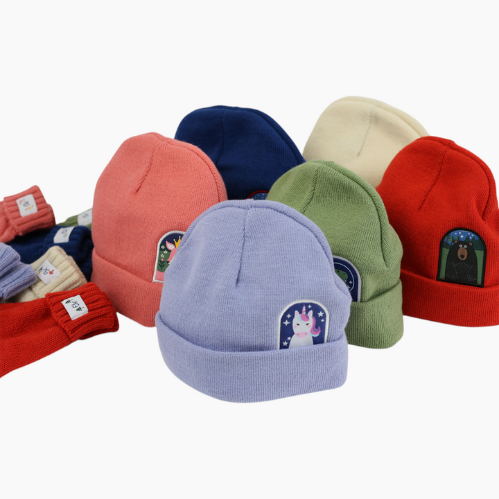 Flap Jack Kids Beanie &amp; Gloves Set - Deer