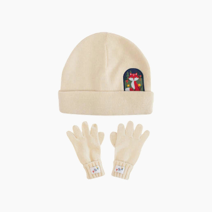 Flap Jack Kids Beanie &amp; Gloves Set - Fox