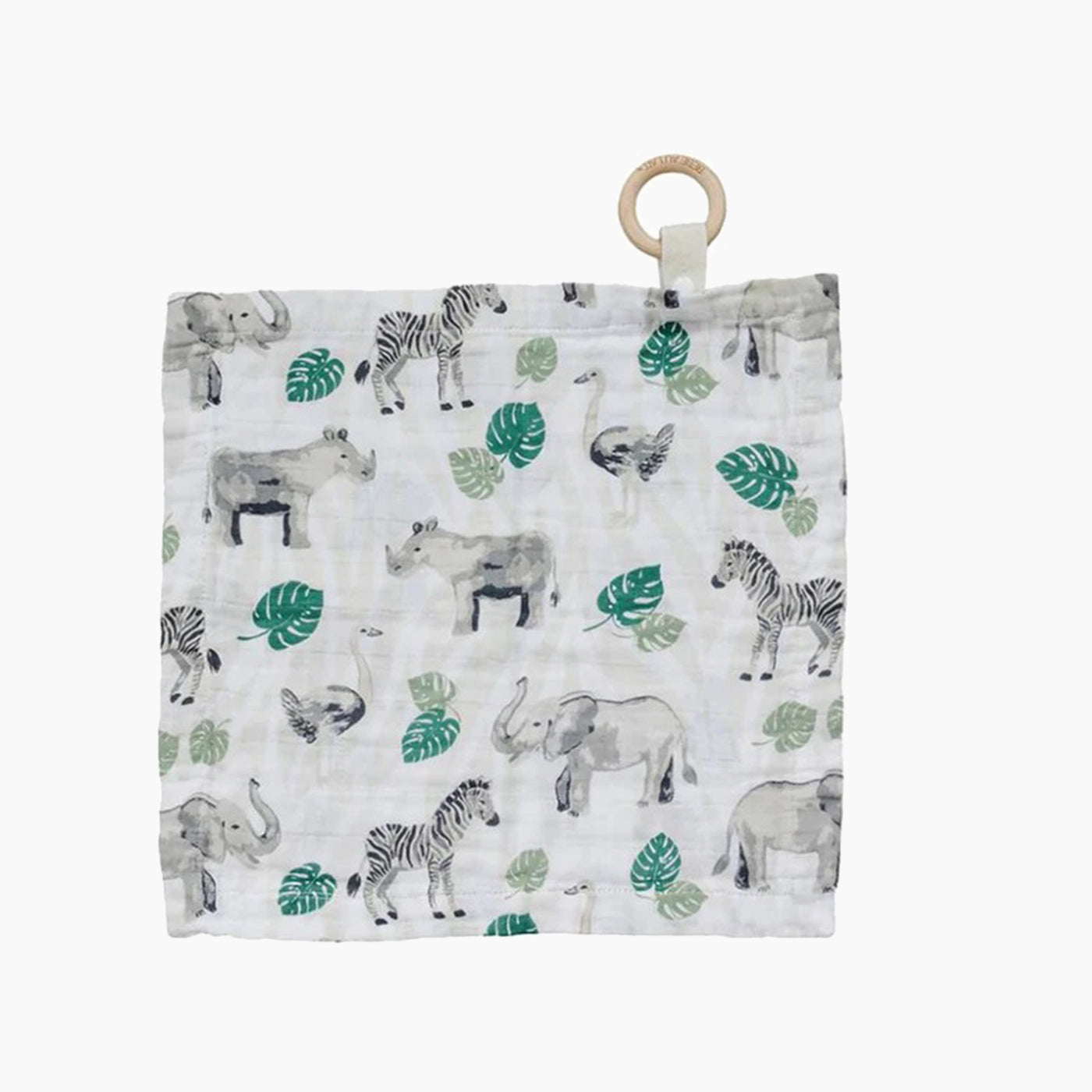 Bebe Au Lait Jungle Classic Teether Blanket Bebe Au Lait Jungle Classic Teether Blanket