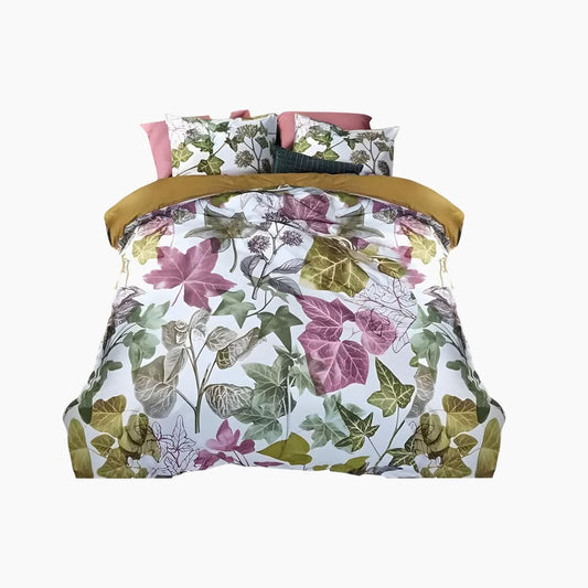 Beddinghouse Bedding House Ivy Duvet Cover Set - 100% Cotton - King & Super King - 3 Pcs - Multicolor