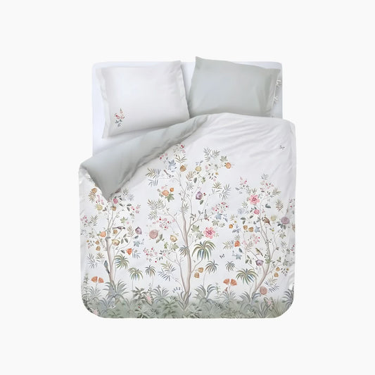 Beddinghouse Bedding House Paradiso Duvet Cover Set - 100% Cotton - 200 Thread - King & Super King - 3 Pcs - White