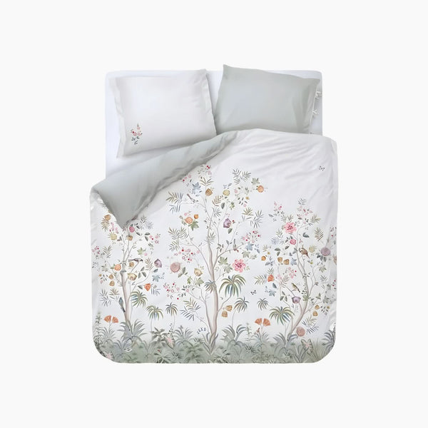Beddinghouse Bedding House Paradiso Duvet Cover Set - 100% Cotton - 200 Thread - King & Super King - 3 Pcs - White