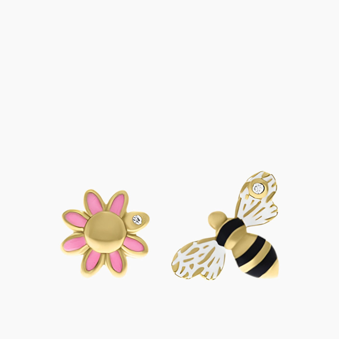 Baby Chic Fine Jewelry Bee &amp; Daisy Diamond Earrings