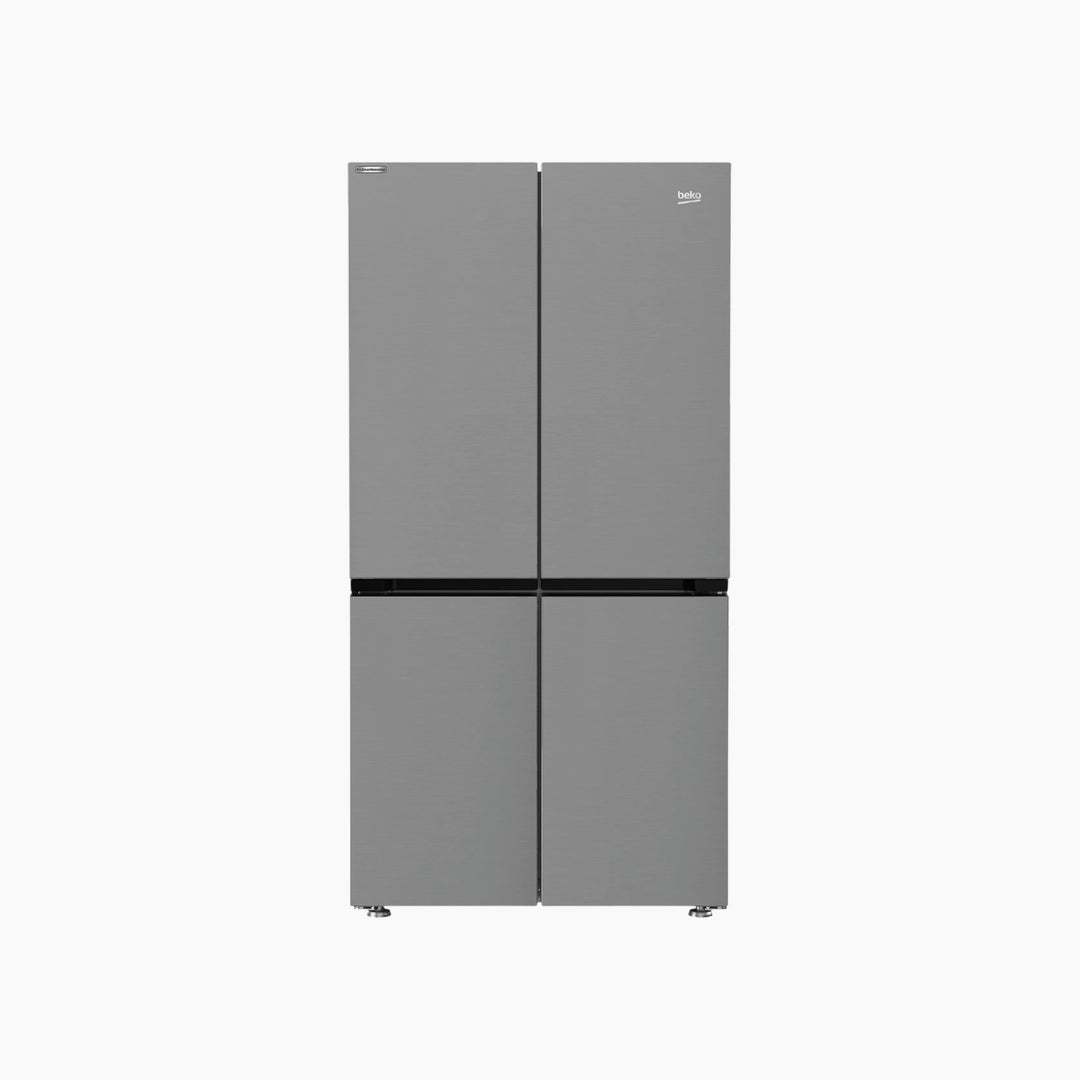 Beko 4 Door Refrigerator 601L Inverter A++ Silver with Display