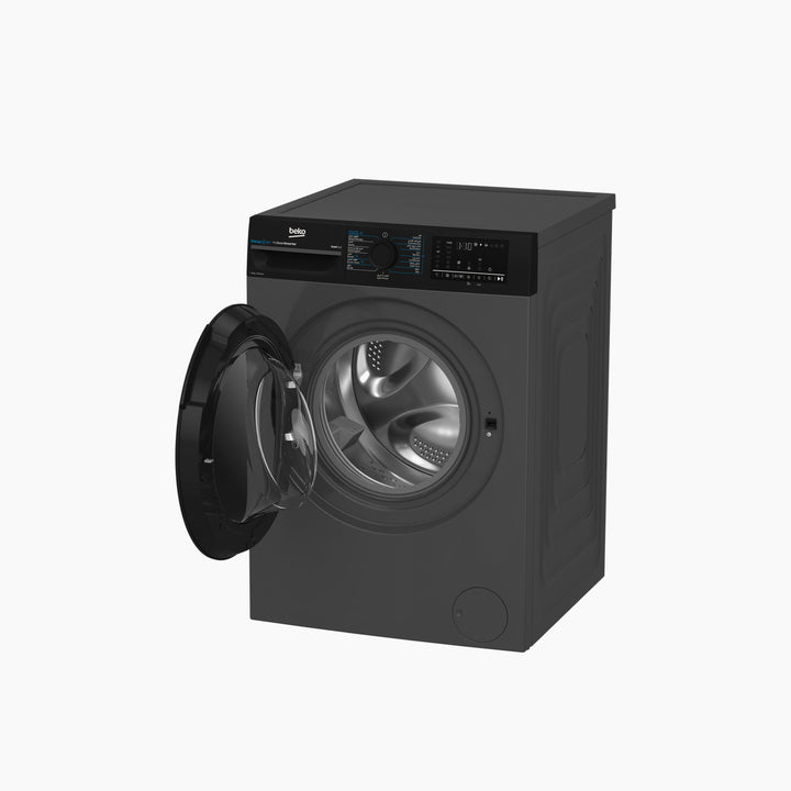 Beko 12 kg anthracite washing machine with 1400 RPM inverter