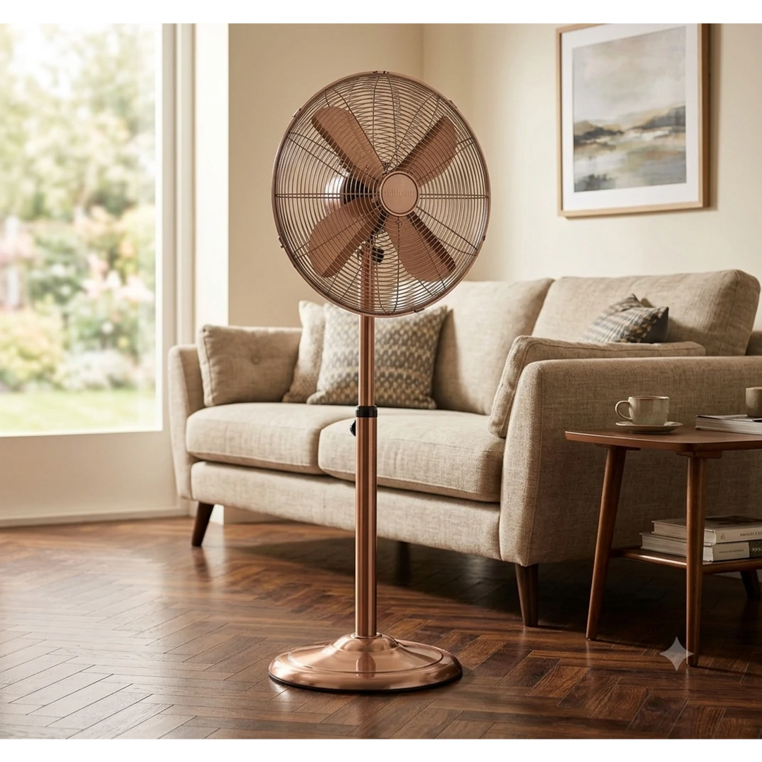 Berkanda Chrome 18-inch Stand Fan, 3 Colors