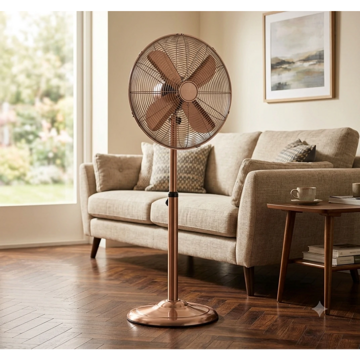 Berkanda Chrome 18-inch Stand Fan, 3 Colors
