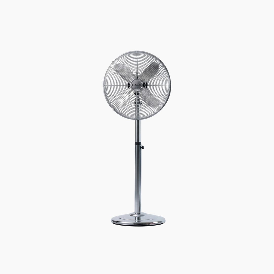 Berkanda Chrome 18-inch Stand Fan, 3 Colors