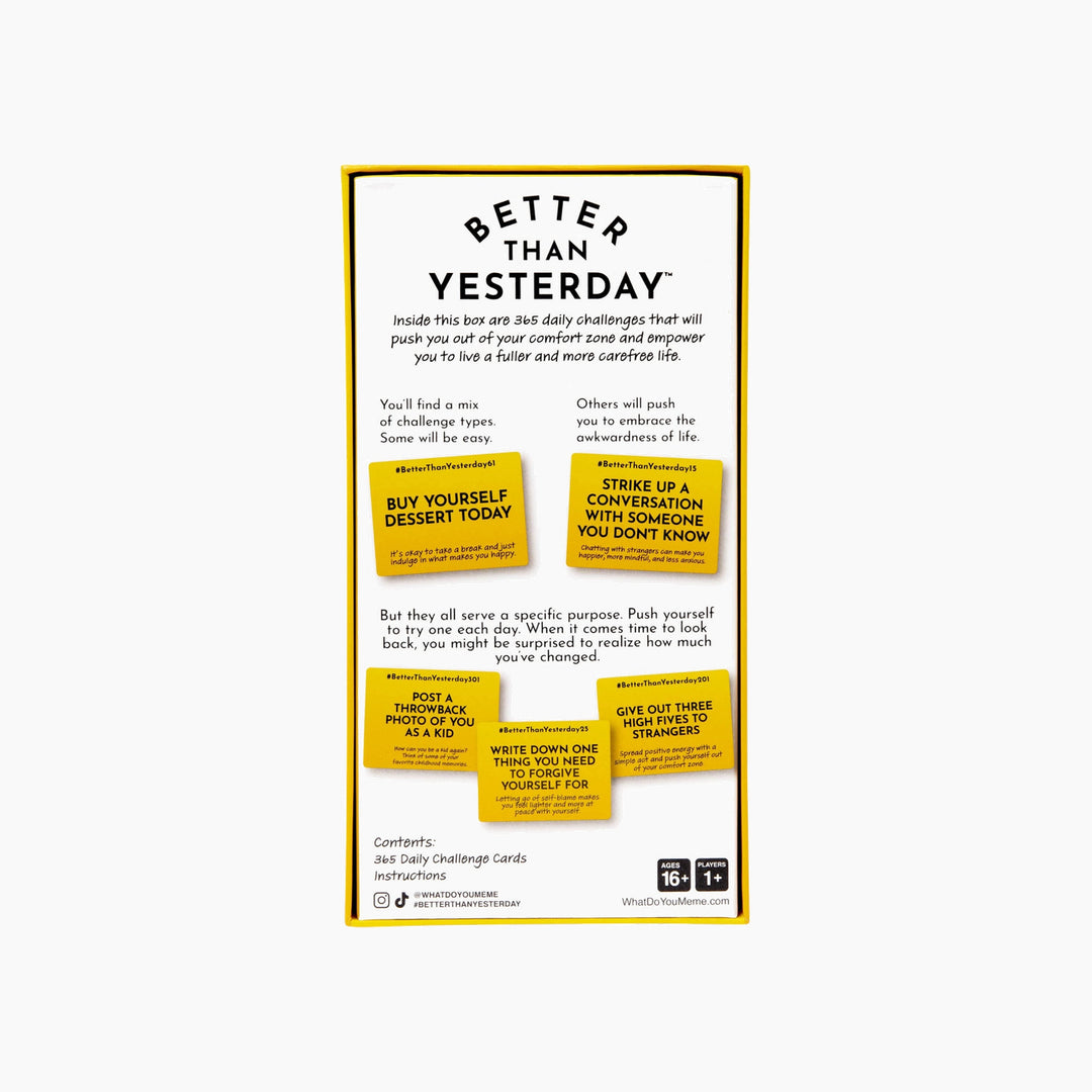 Better Than Yesterday Board Game