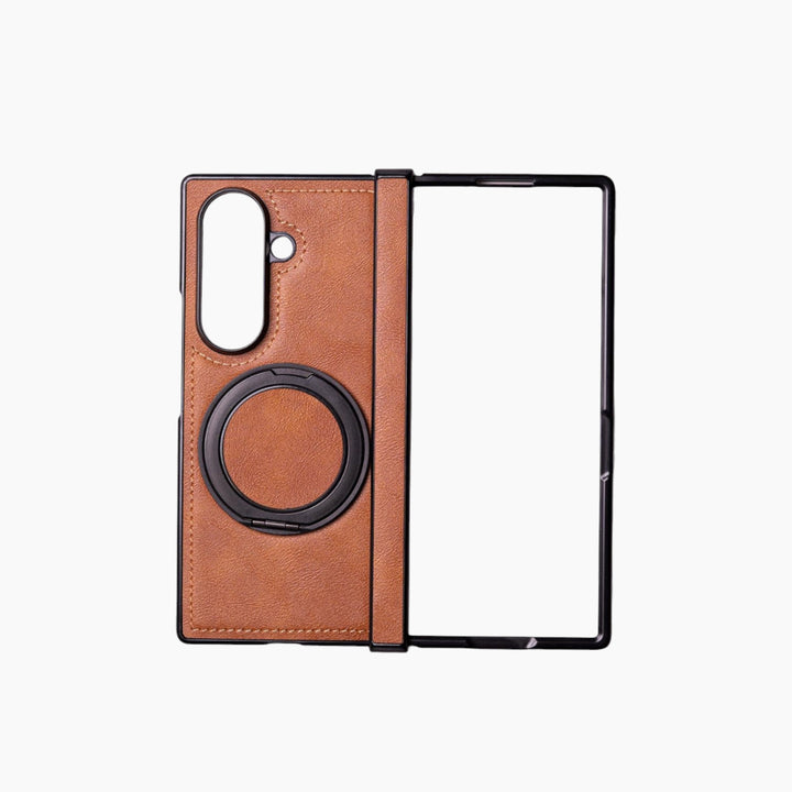 Beunos Samsung Fold Leather Case With 360 Stand