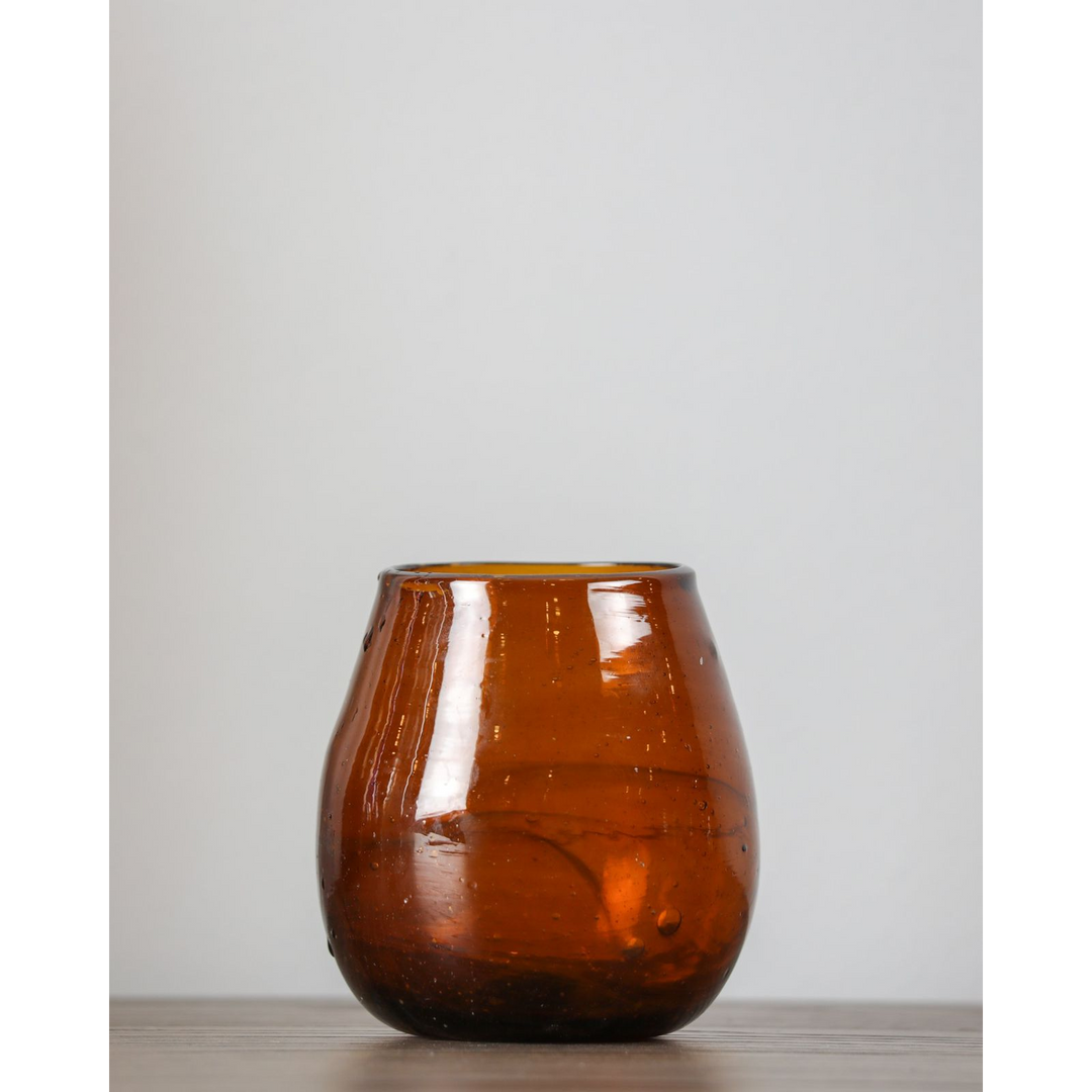 BH Living recycled mahogany cup with round base