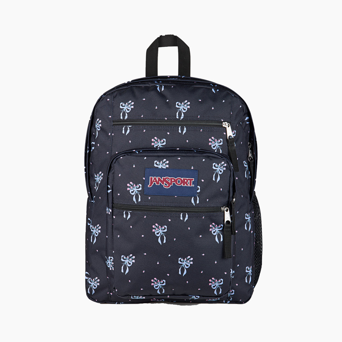 JanSport Dark Printed Big Student backpack in Pastel Petals Black
