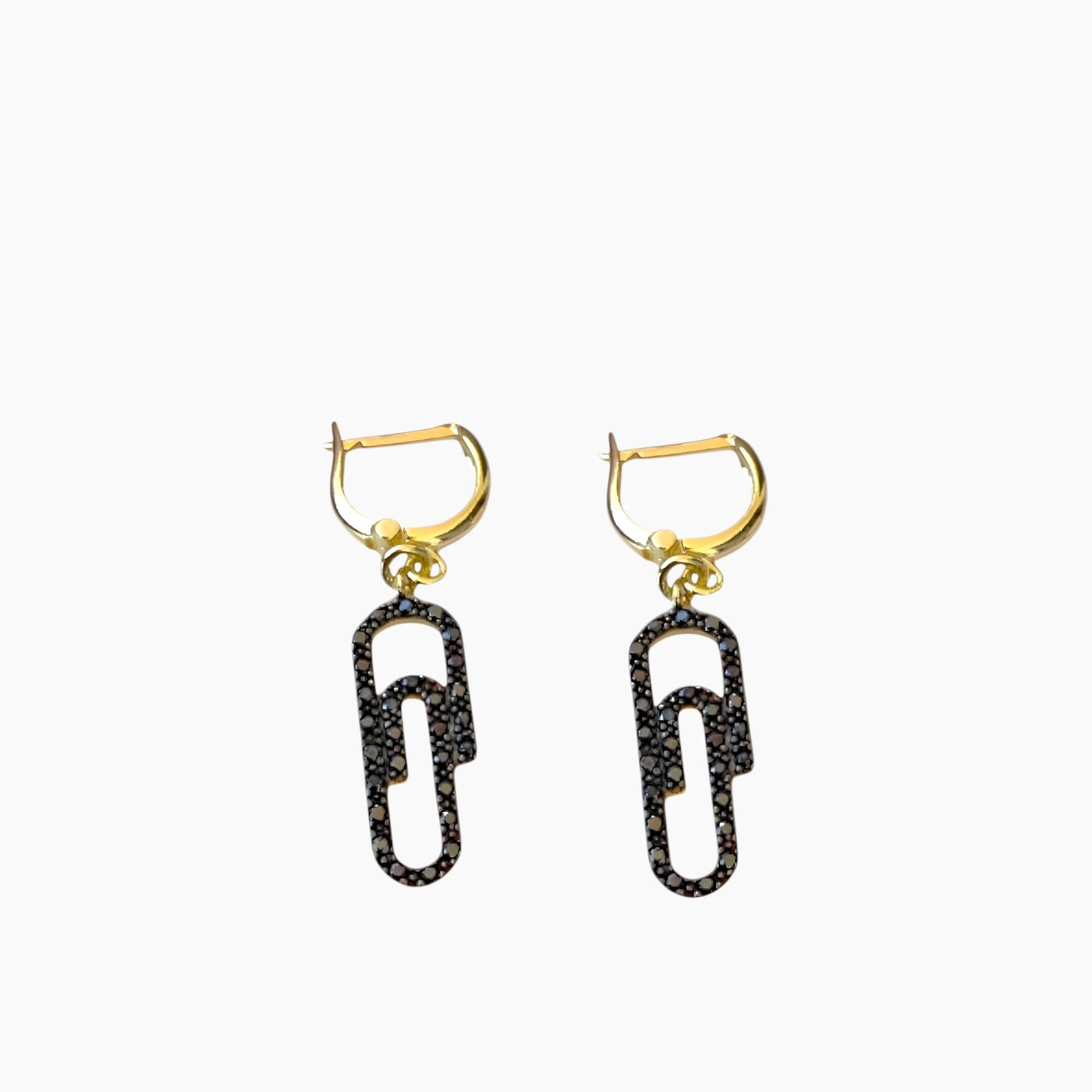 Thirteen Eight Binder Bling Earrings Thirteen Eight Binder Bling Earrings