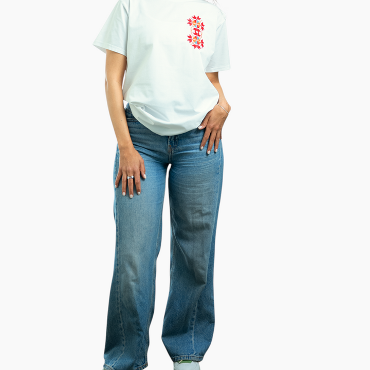 Bir Saba`a T-Shirt - Azhar (Flower)