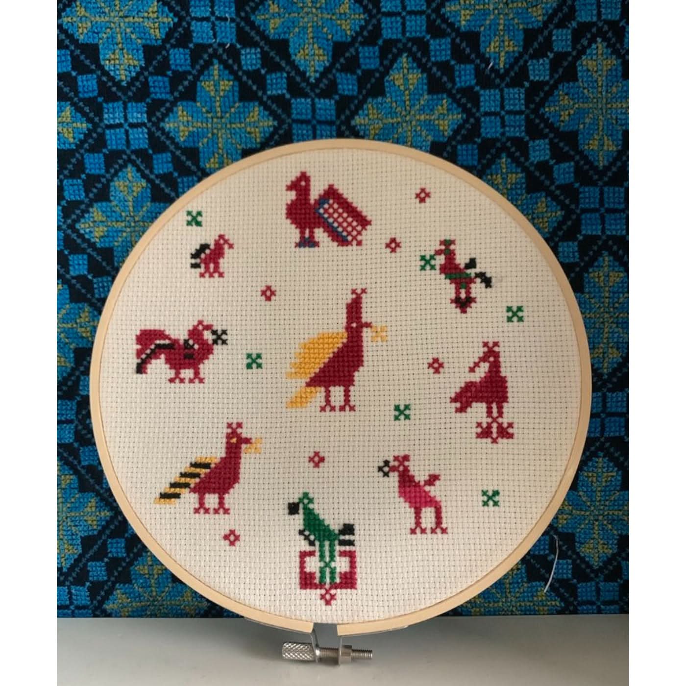 Folkglory Birds of Palestine Embroidery Kit Folkglory Birds of Palestine Embroidery Kit