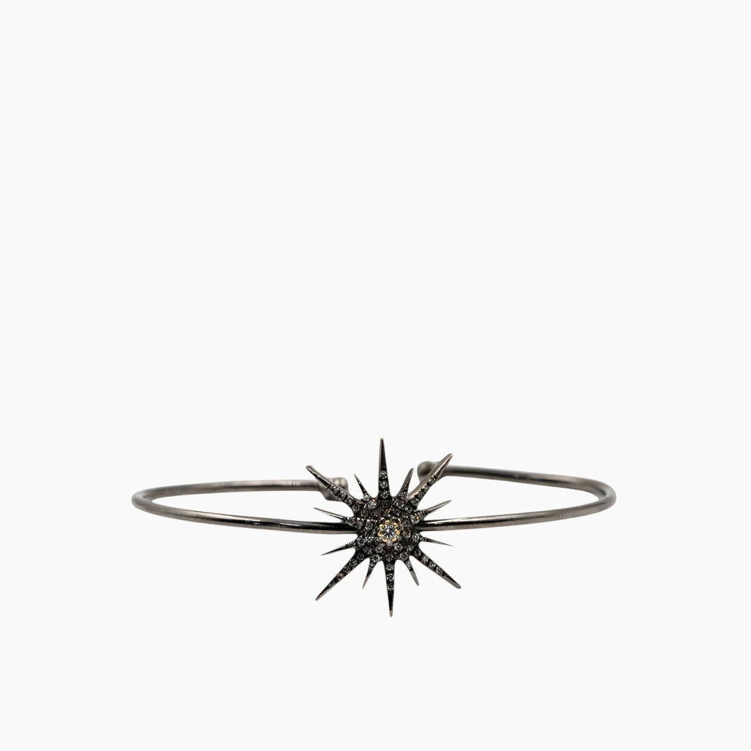 Nadine Shami Black Gold Bangle