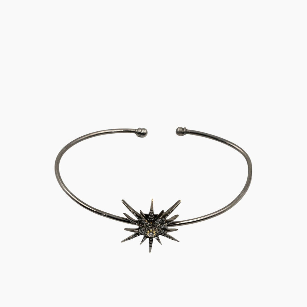Nadine Shami Black Gold Bangle