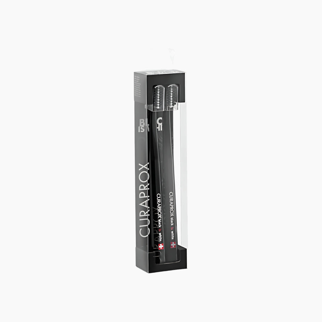 Curaprox Black Is White Ultra Soft Toothbrush - 2 Pcs