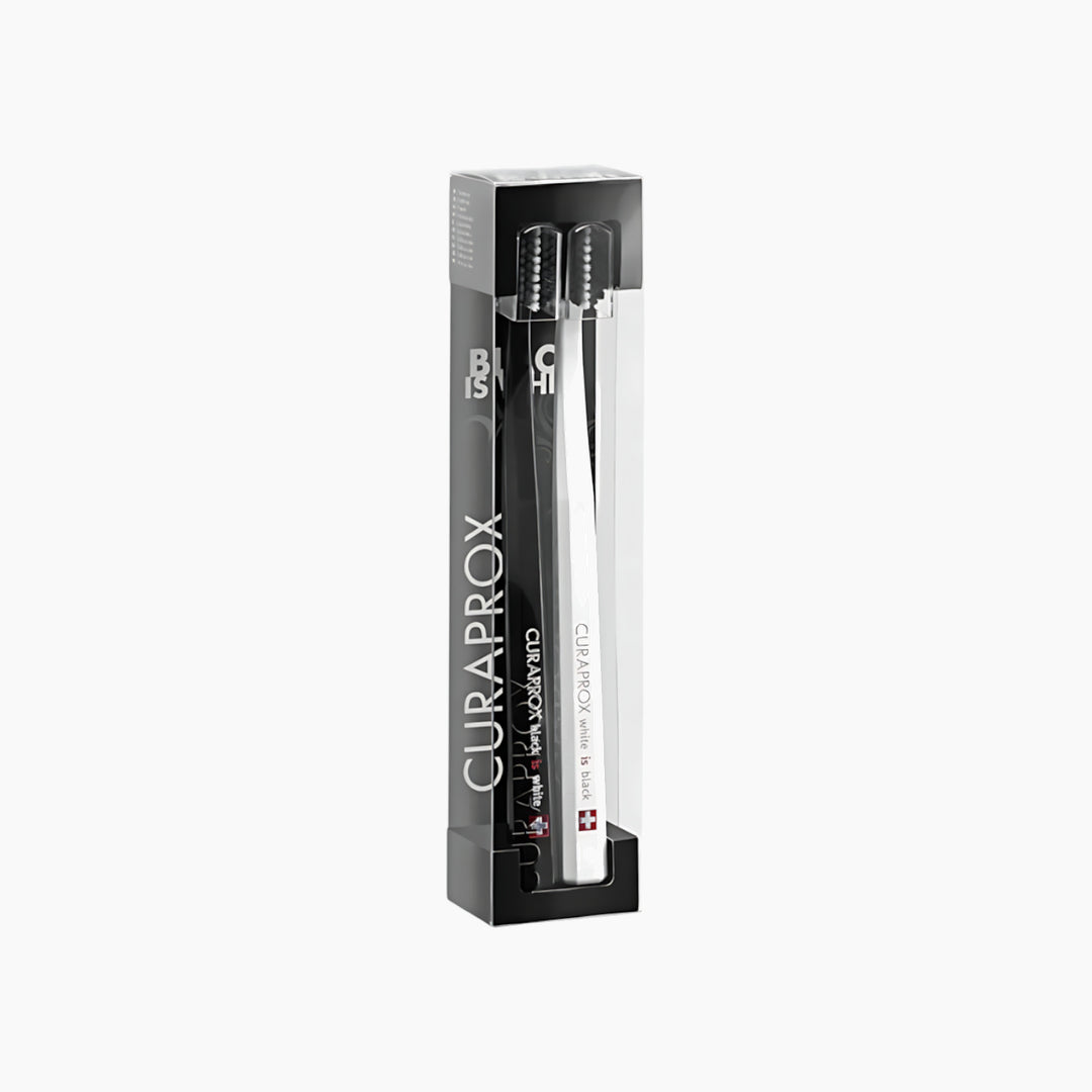 Curaprox Black Is White Ultra Soft Toothbrush - 2 Pcs