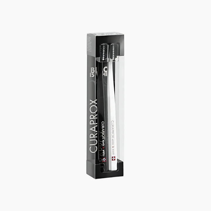 Curaprox Black Is White Ultra Soft Toothbrush - 2 Pcs