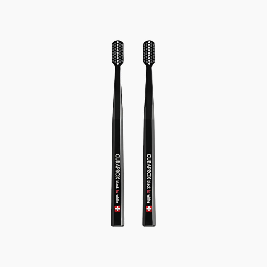 Curaprox Black Is White Ultra Soft Toothbrush - 2 Pcs