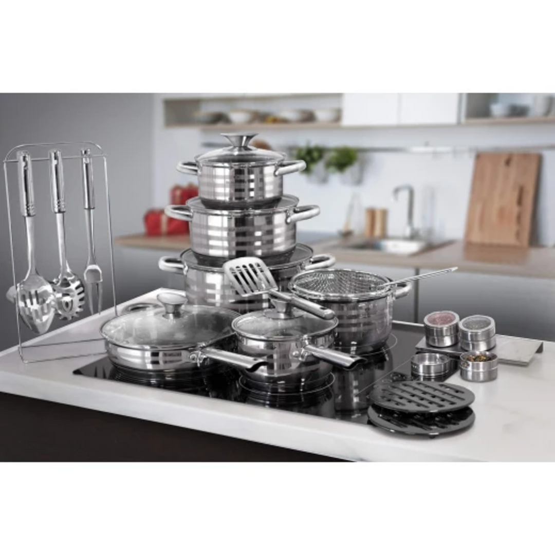 Blaumann 27-Piece Cookware &amp; Kitchen Utensil Set - Gourmet Line