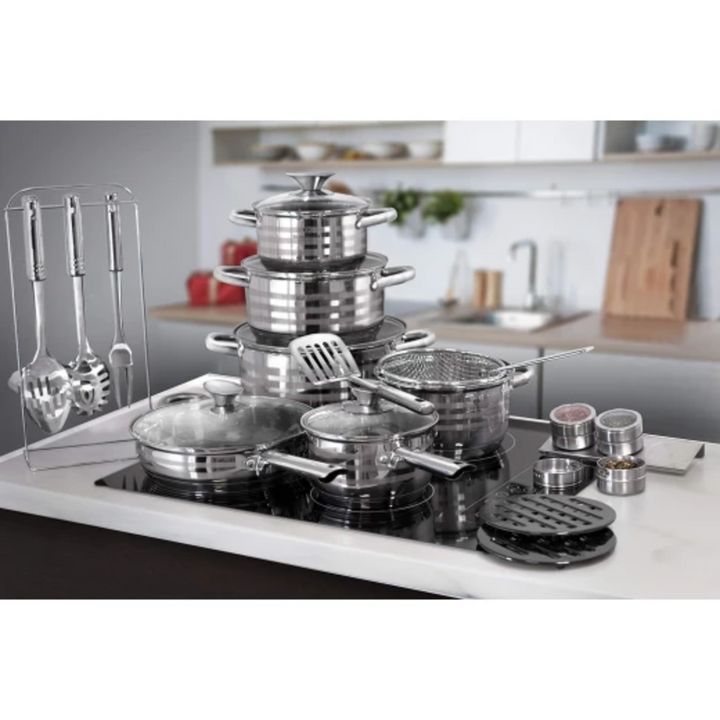 Blaumann 27-Piece Cookware &amp; Kitchen Utensil Set - Gourmet Line