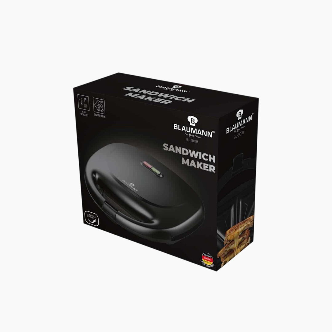 Blaumann Electric Sandwich Maker 750 W - Black