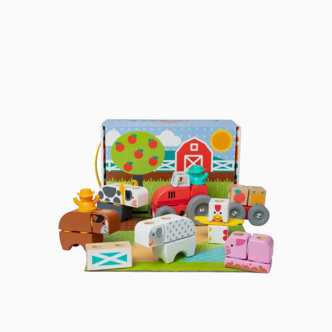 Melissa &amp; Doug Blockables Farm Building Set - 56 pcs