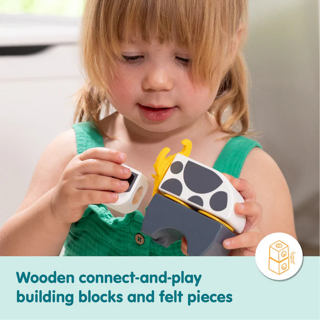 Melissa &amp; Doug Blockables Farm Building Set - 56 pcs