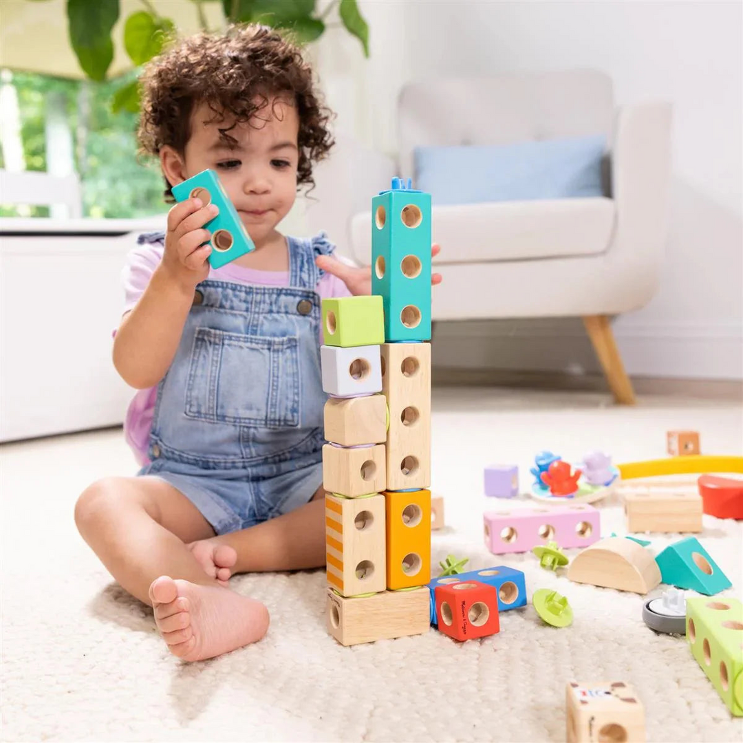 Melissa &amp; Doug Blockables Town Building Set - 73pc