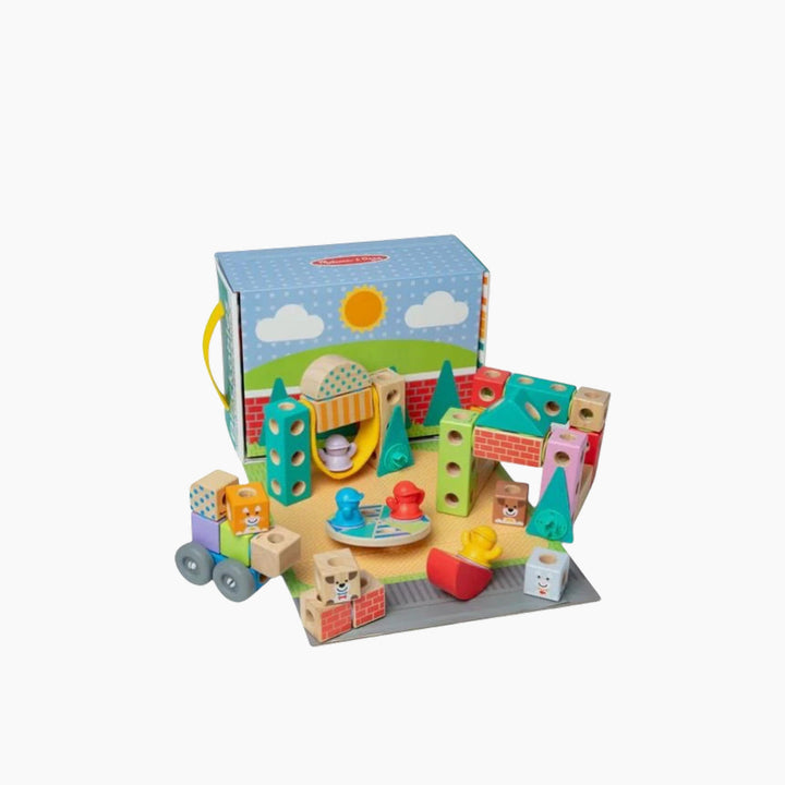 Melissa &amp; Doug Blockables Town Building Set - 73pc