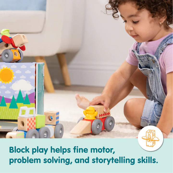 Melissa &amp; Doug Blockables Vehicles Building Set - 54pc