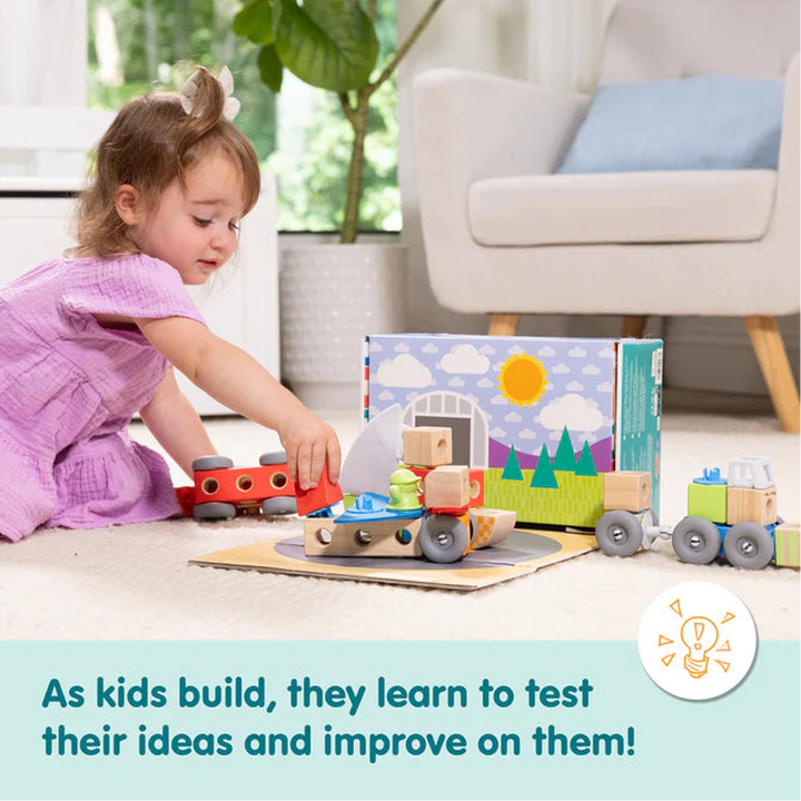 Melissa &amp; Doug Blockables Vehicles Building Set - 54pc