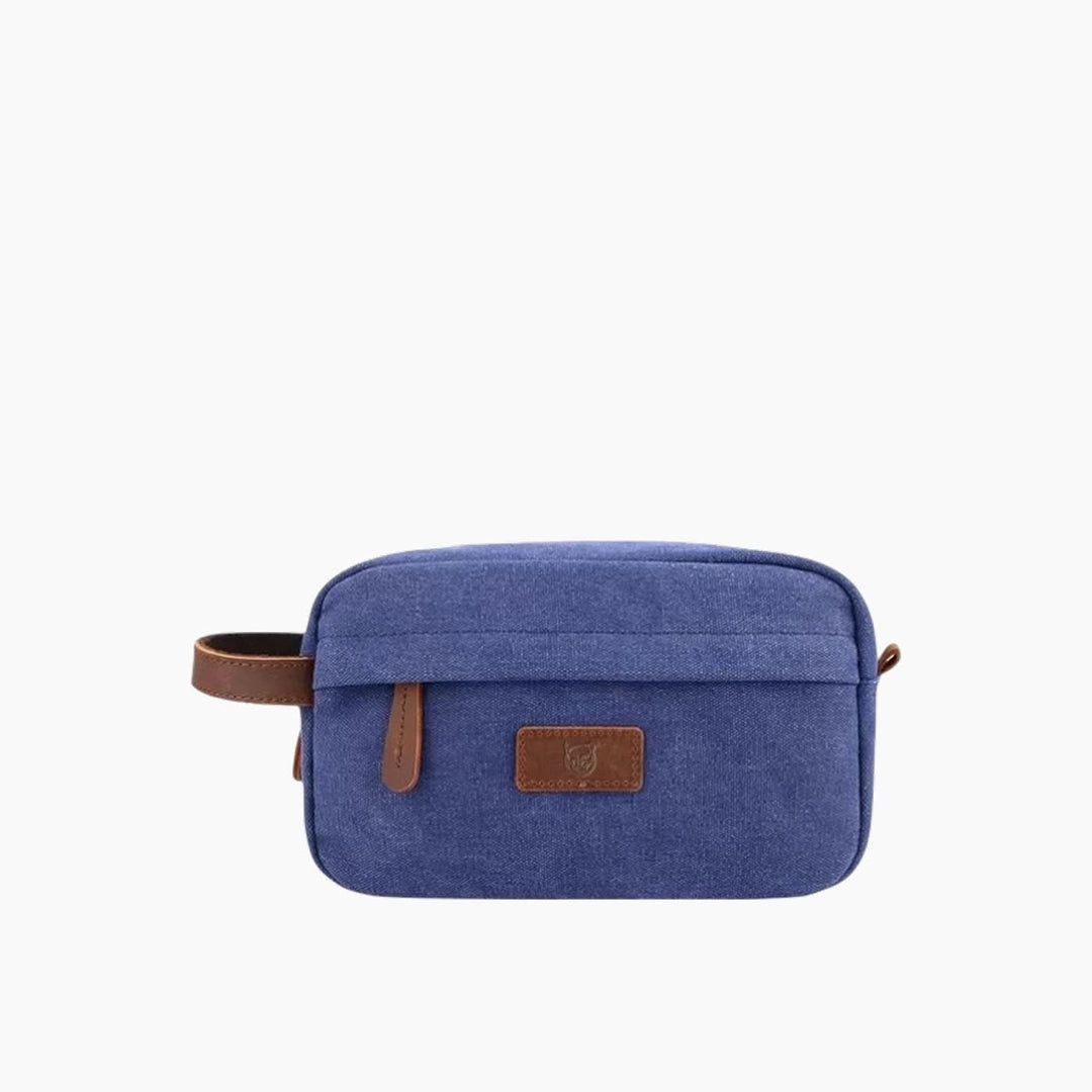 Leopardous Canvas Pouch