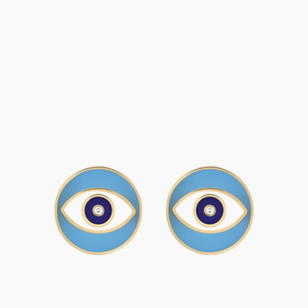 Baby Chic Fine Jewelry Blue Nazar Earrings - HUNA