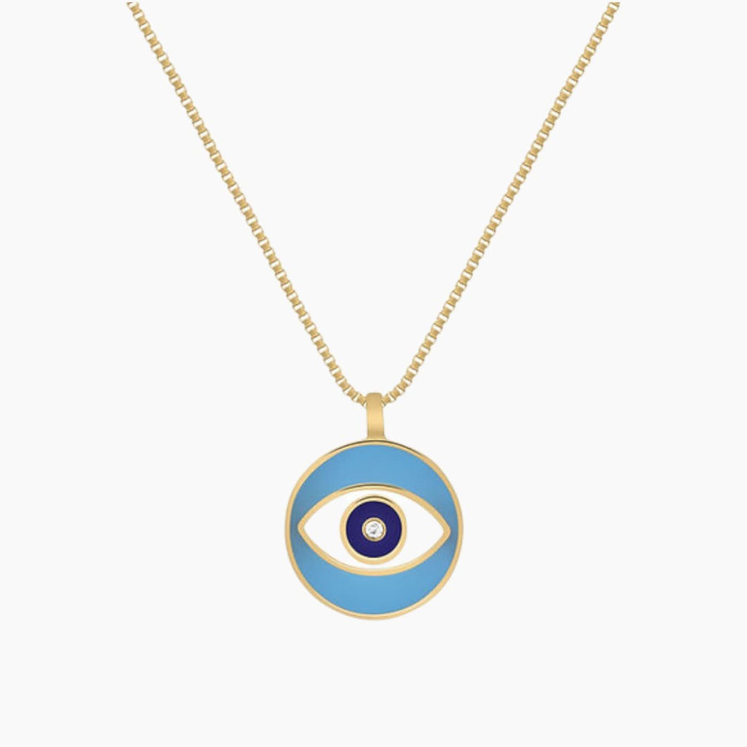 Baby Chic Fine Jewelry Blue Nazar Necklace - HUNA
