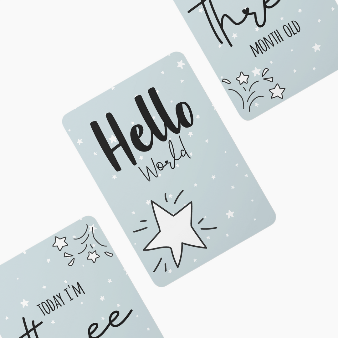 Twinkle &amp; Giraffe Milestone Cards Set of 25