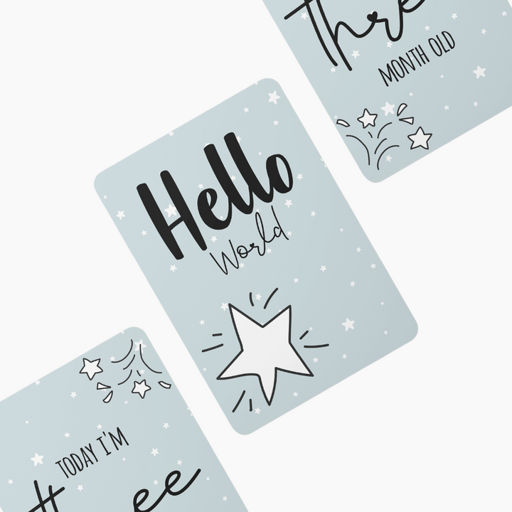Twinkle &amp; Giraffe Milestone Cards Set of 25