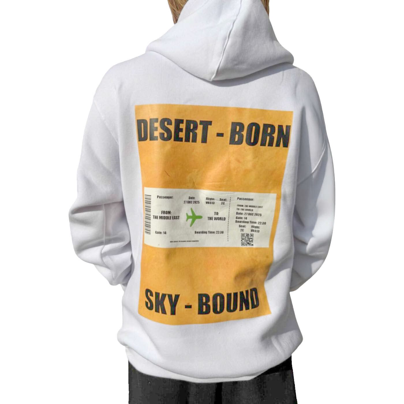 bland Boarding Pass Hoodie bland Boarding Pass Hoodie