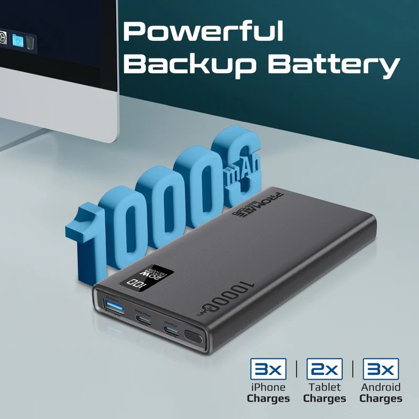 Mkateb Bolt-10PD Power Bank Mkateb Bolt-10PD Power Bank